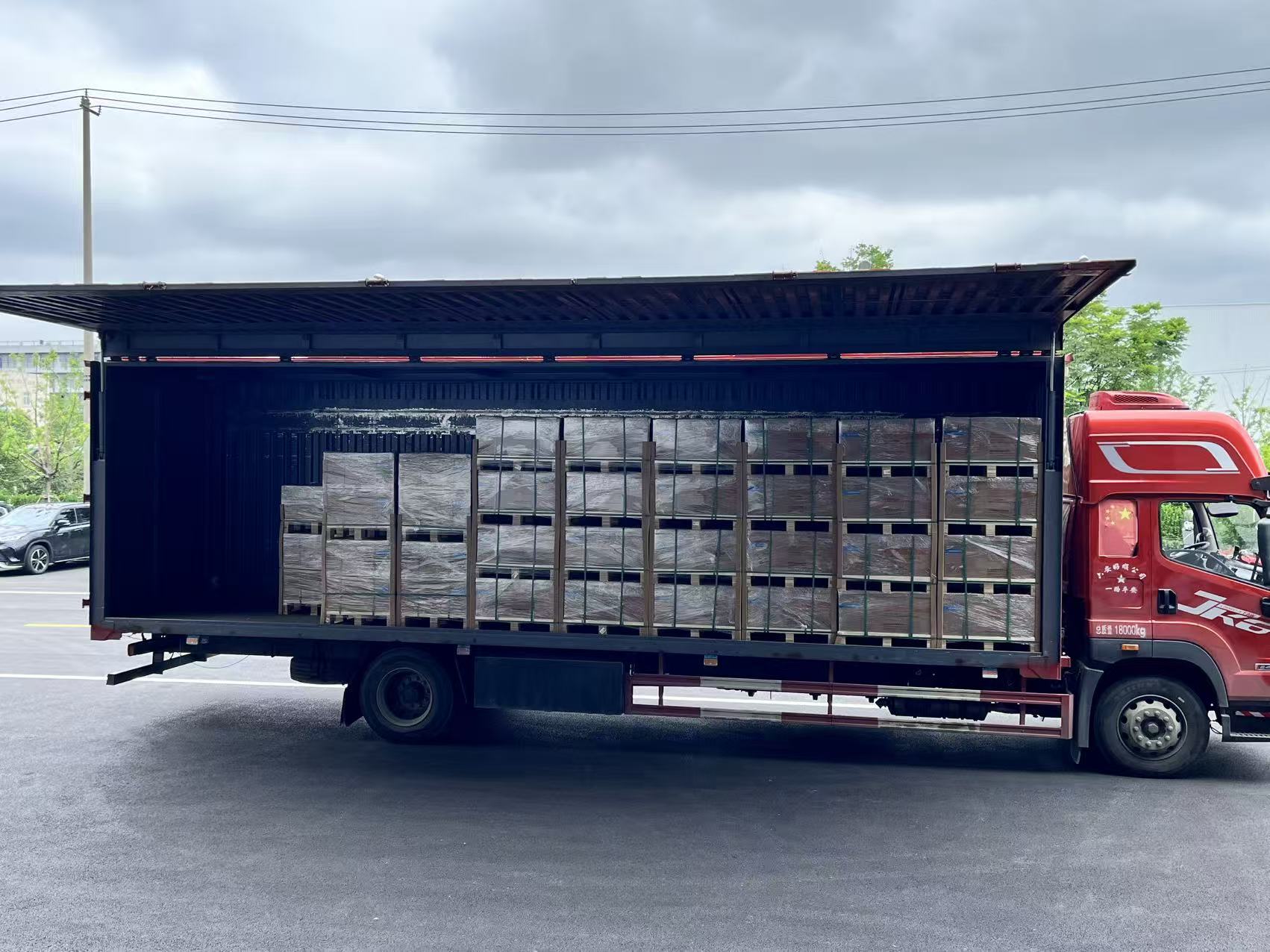 Solar inverter and panel delivery packaging check