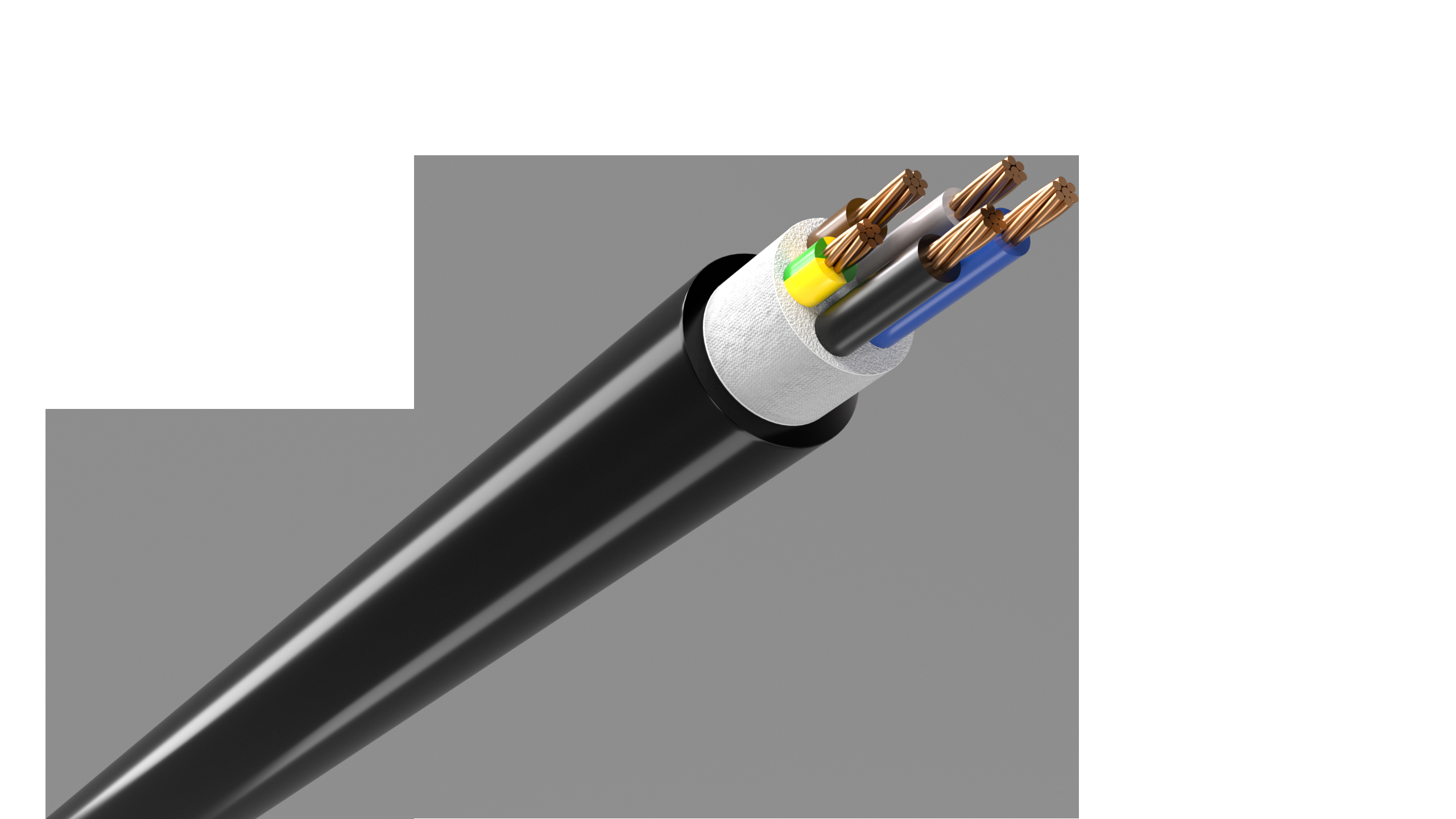 Multi-core PV distribution cable cross-section for commercial and industrial installations
