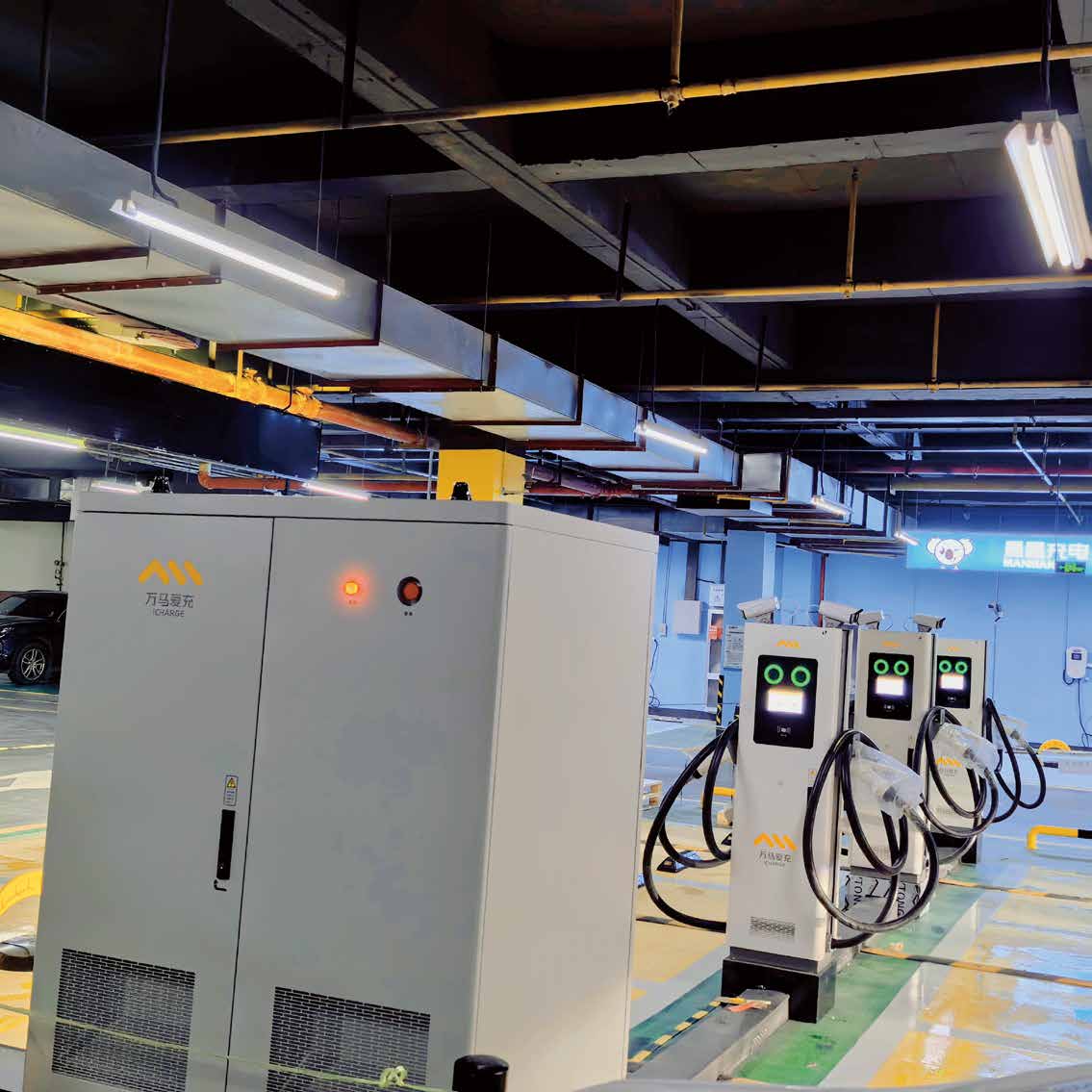 CNNC underground parking EV charging deployment