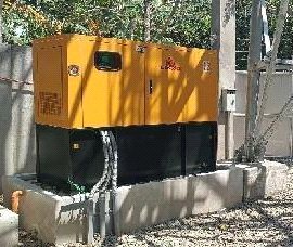 Canopy generator set